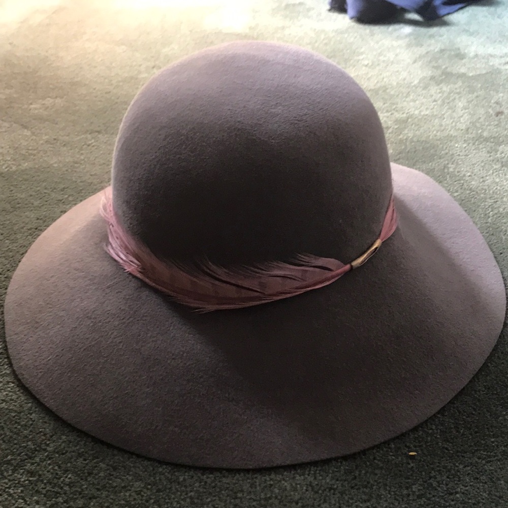 Eugenia Kim Blake Hat with Feather Trim